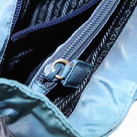 Prada Tessuto Navy Synthetic Handbag (Pre-Owned) - Picture 14 of 16